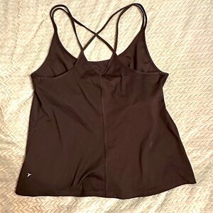 Old Navy Go Dry Cross Back Tank with Built in Sports Bra